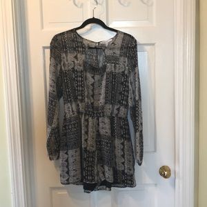 Long Sleeve Romper - BCBG